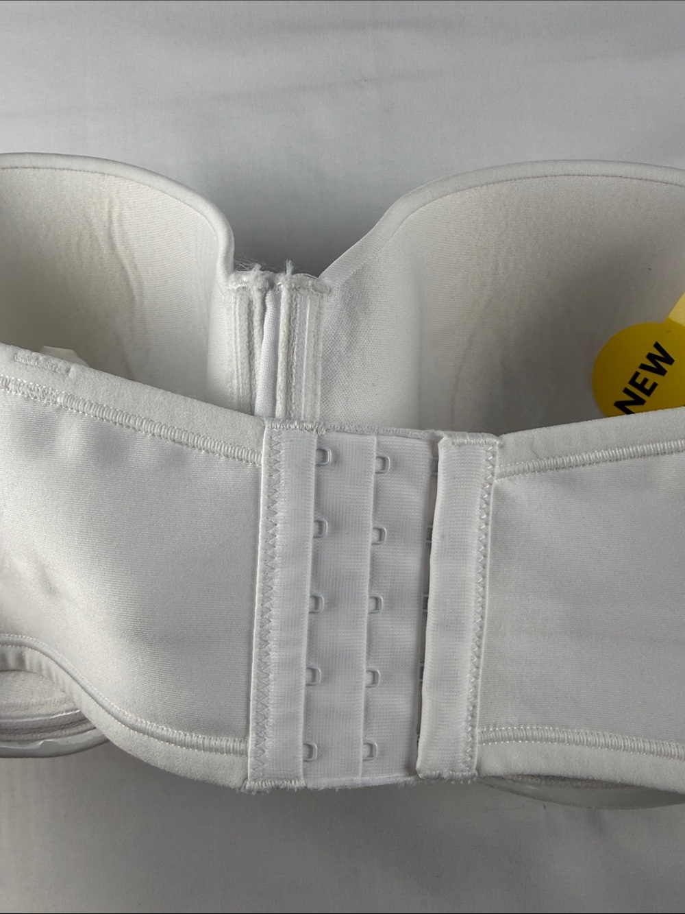 Vanity Fair Strapless Underwire Bra White Women's 42D NWT Convertible - Picture 5 of 6